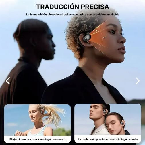 Audífonos con Traducción AI múltiple, Waterproof