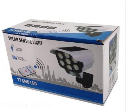 Camara De Vigilancia Con Foco Solar (innovación)